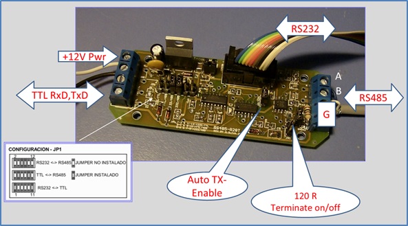 DIN RS485 board L&R Ing.